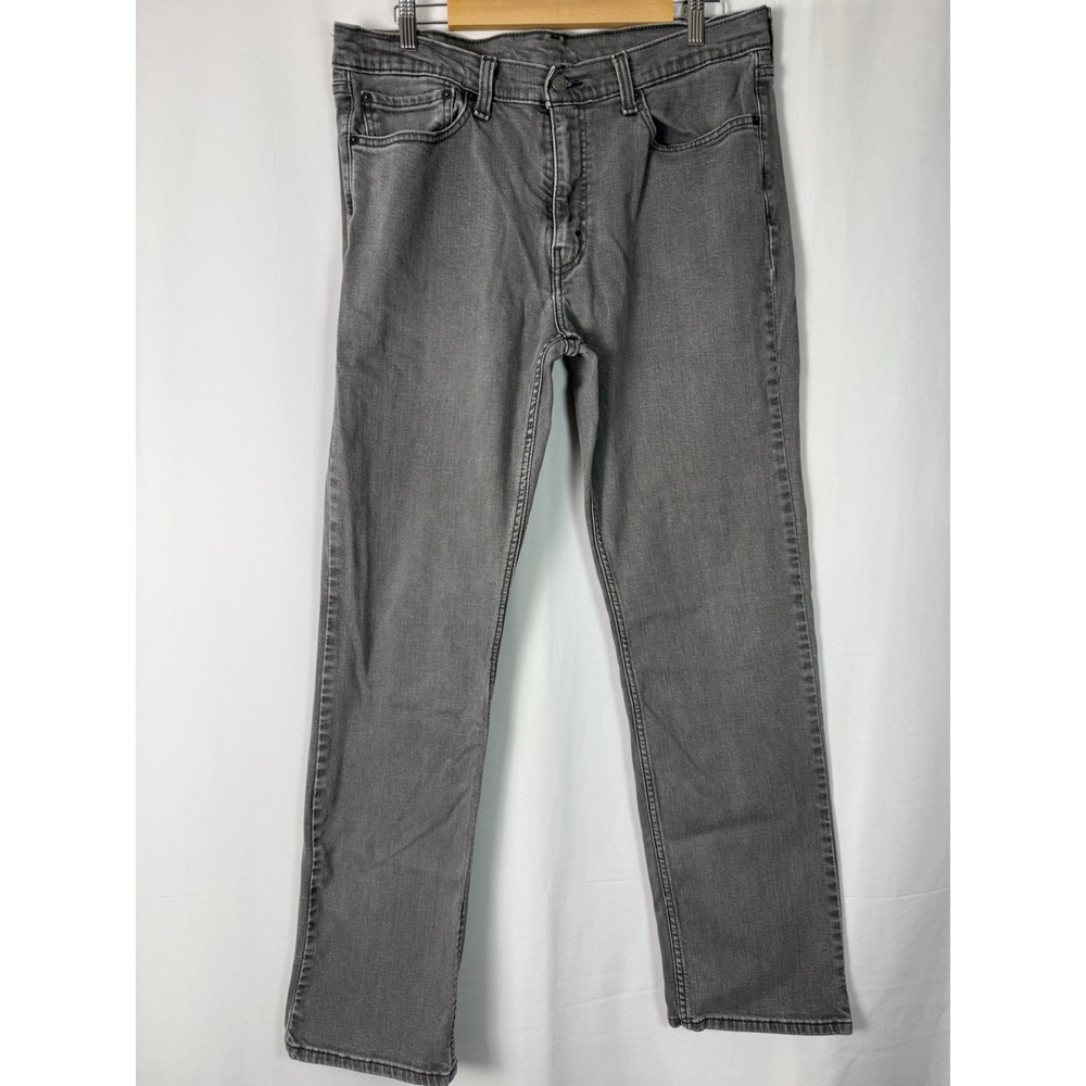 Levis 514 Mens Jeans Gray 36/34‎ Preowned Excellent Condition